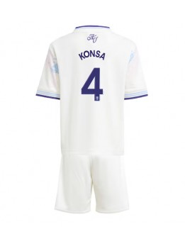 Otroški Nogometna dresi replika Aston Villa Ezri Konsa #4 Tretji 2025-26 Kratek rokav (+ hlače)